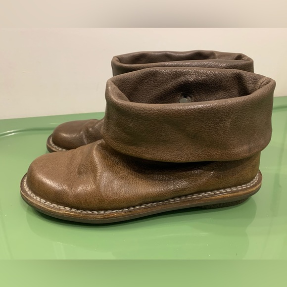 Trippen | Shoes | Trippen Womens Brown Leather Zip Up Boots